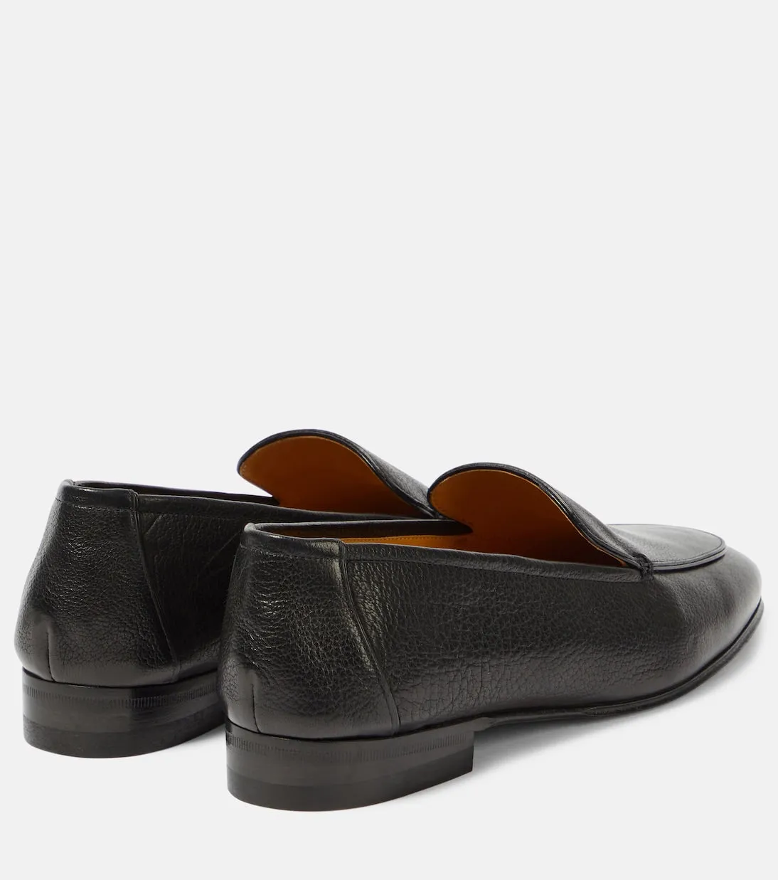 Adam The Row Leather Loafers, Black