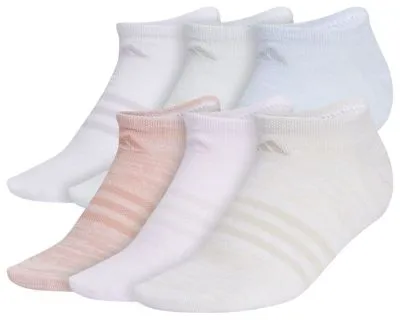 adidas Women's Superlite 6-Pack No Show Socks