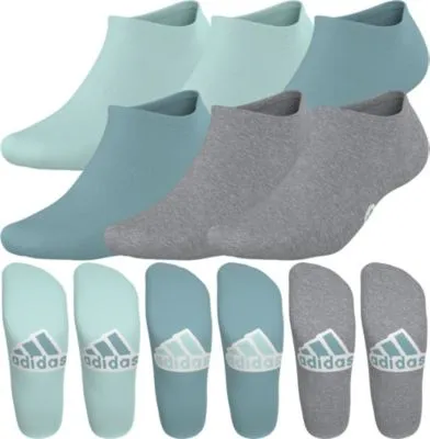 adidas Women's Superlite Classic 6-Pack No Show Socks