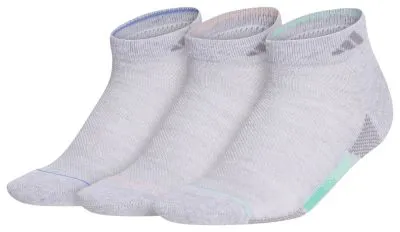 adidas Women's Superlite Stripe 3 3-Pack Low Cut Socks