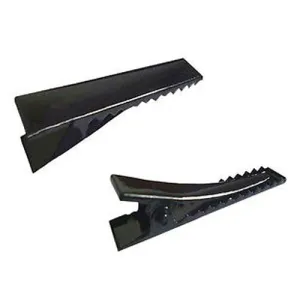 Alligator Clip With Teeth 45mm x 10 pcs - Black