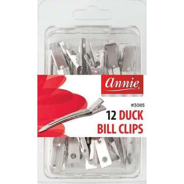 ANNIE DUCK BILL CLIPS- 12CT