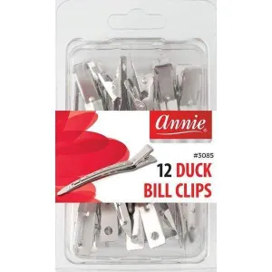 ANNIE DUCK BILL CLIPS- 12CT