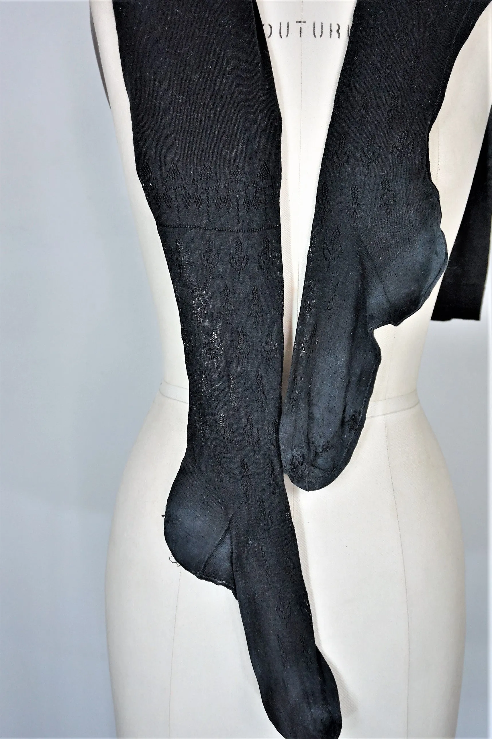 Antique Victorian Seamed Stockings