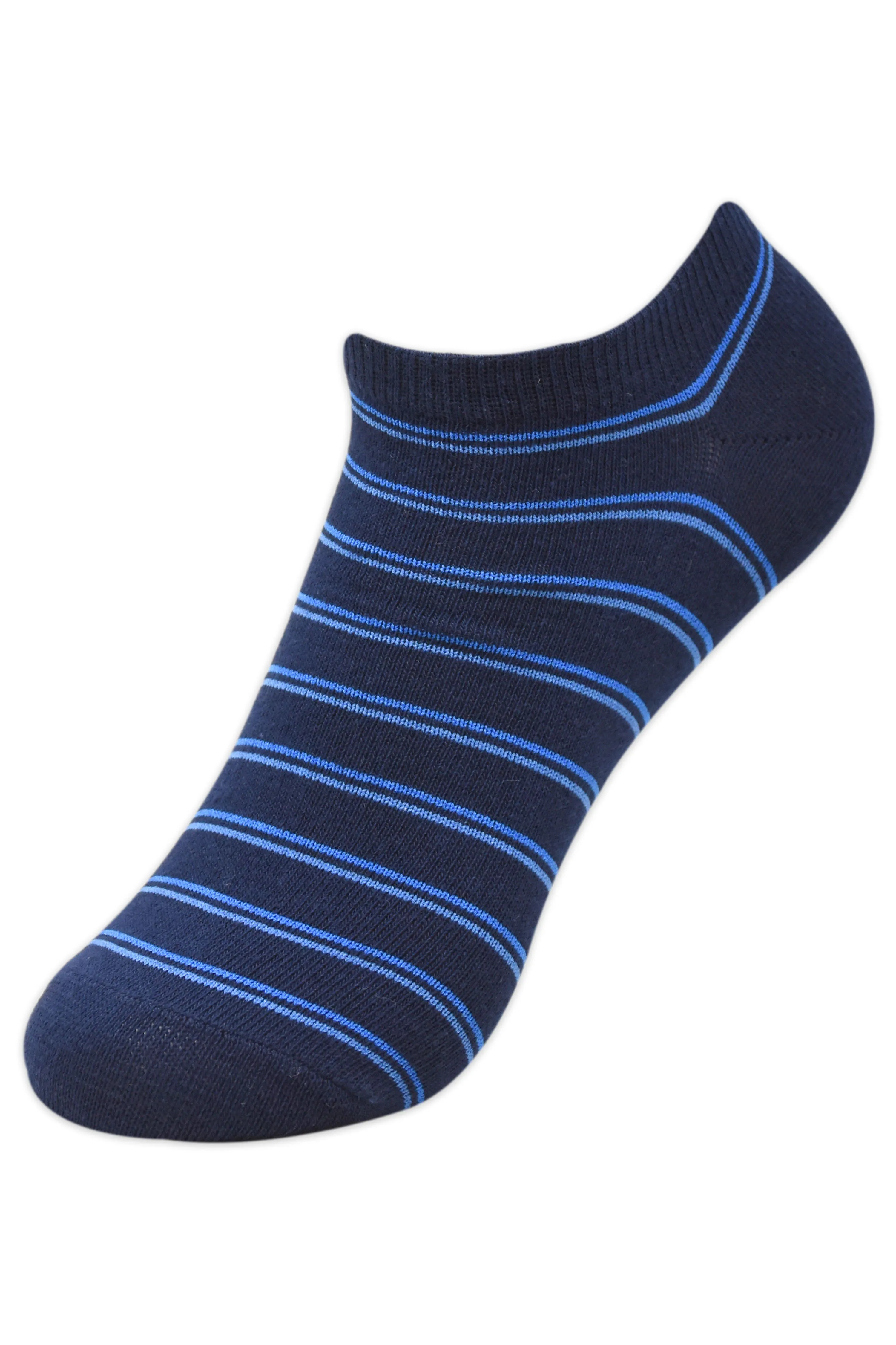 Balenzia Men' s Striped Low Cut Socks-(Pack of 3 Pairs/1U)