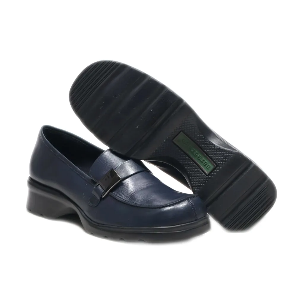 Baretraps Loafers Leather Blue Colour For Women