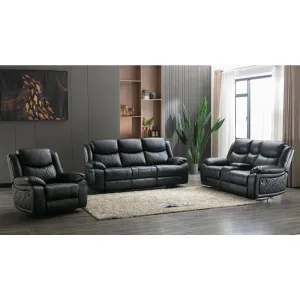 Bartholomew Black Reclining Set