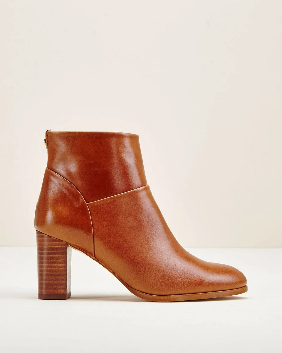 Bottines En Cuir Carella - Cognac