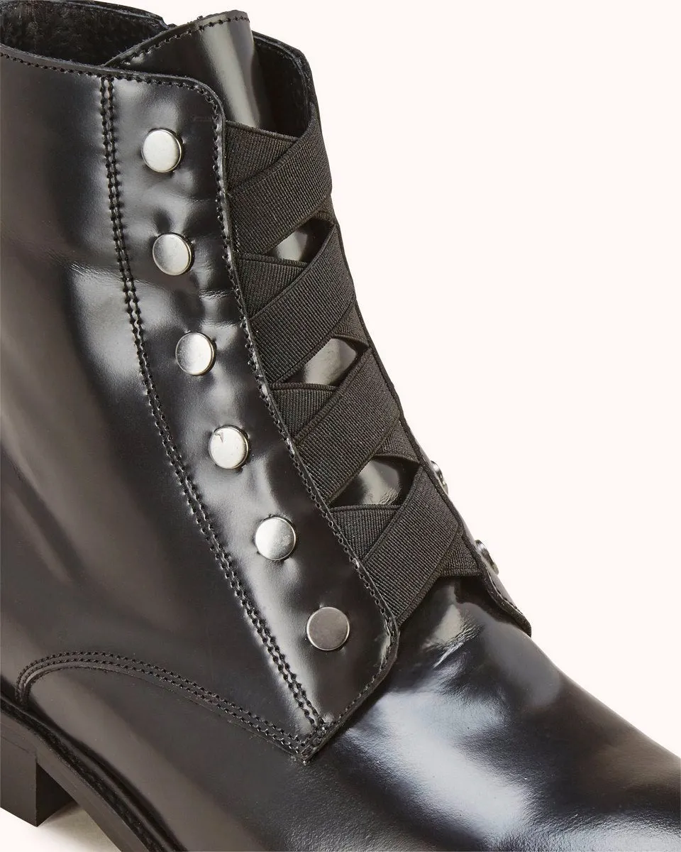 Bottines En Cuir Vimie - Noir