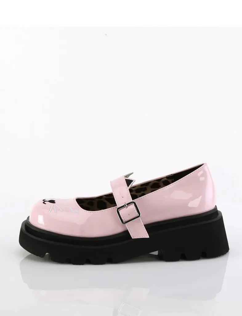 DEMONIA RENEGADE-56 - PINK PATENT ✰ PRE ORDER ✰