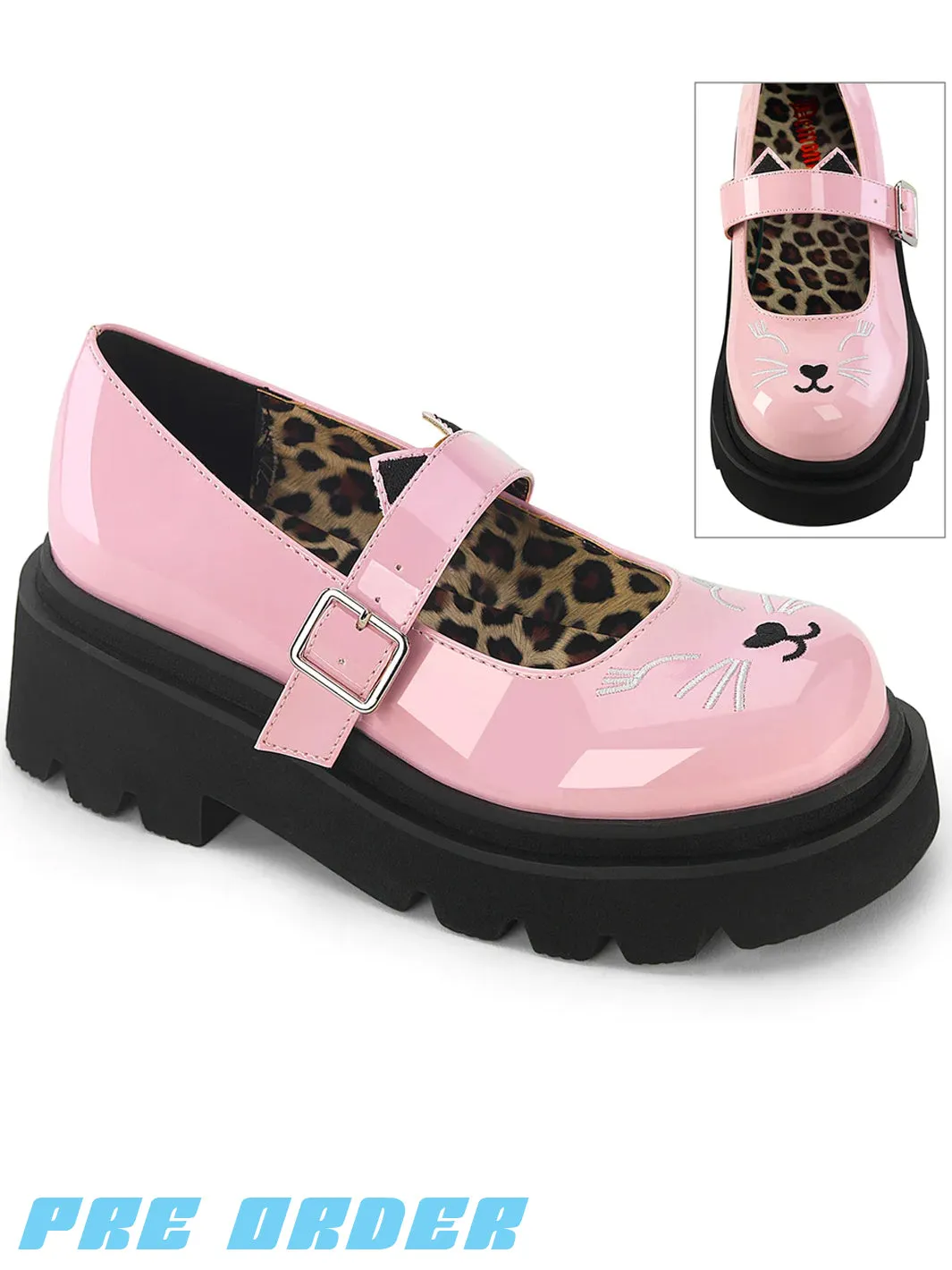 DEMONIA RENEGADE-56 - PINK PATENT ✰ PRE ORDER ✰