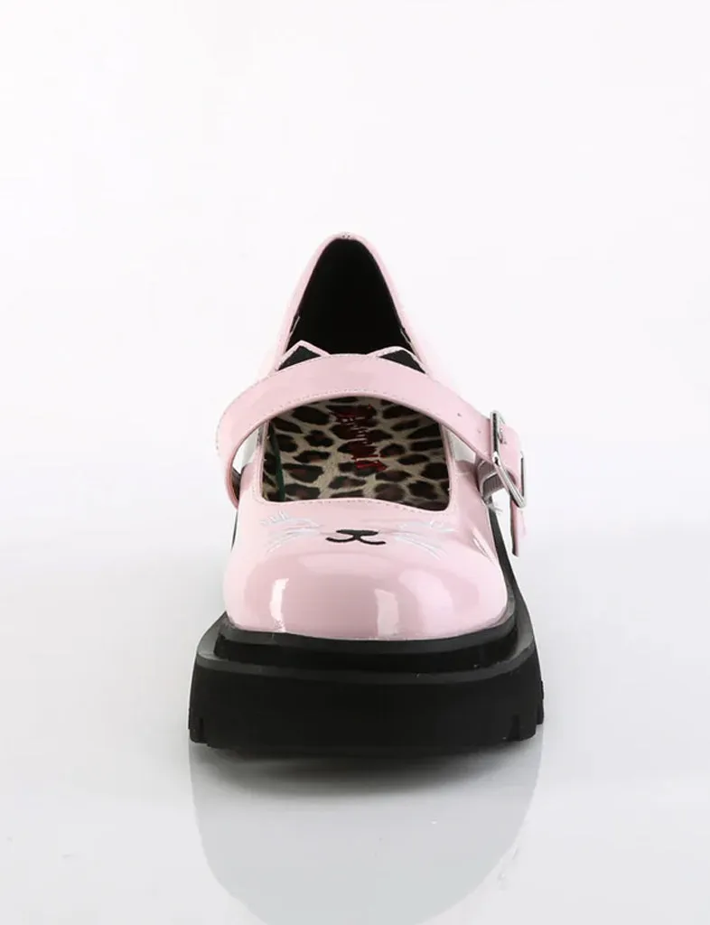 DEMONIA RENEGADE-56 - PINK PATENT ✰ PRE ORDER ✰