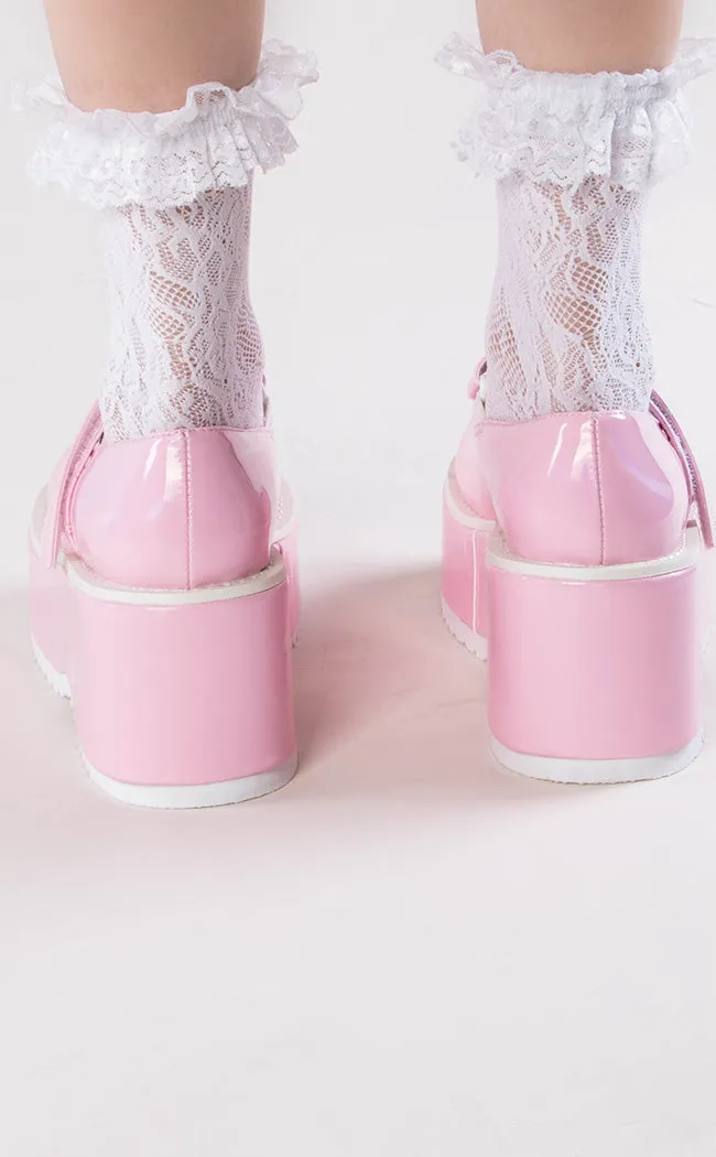 DOLLIE-01 Baby Pink Mary Janes