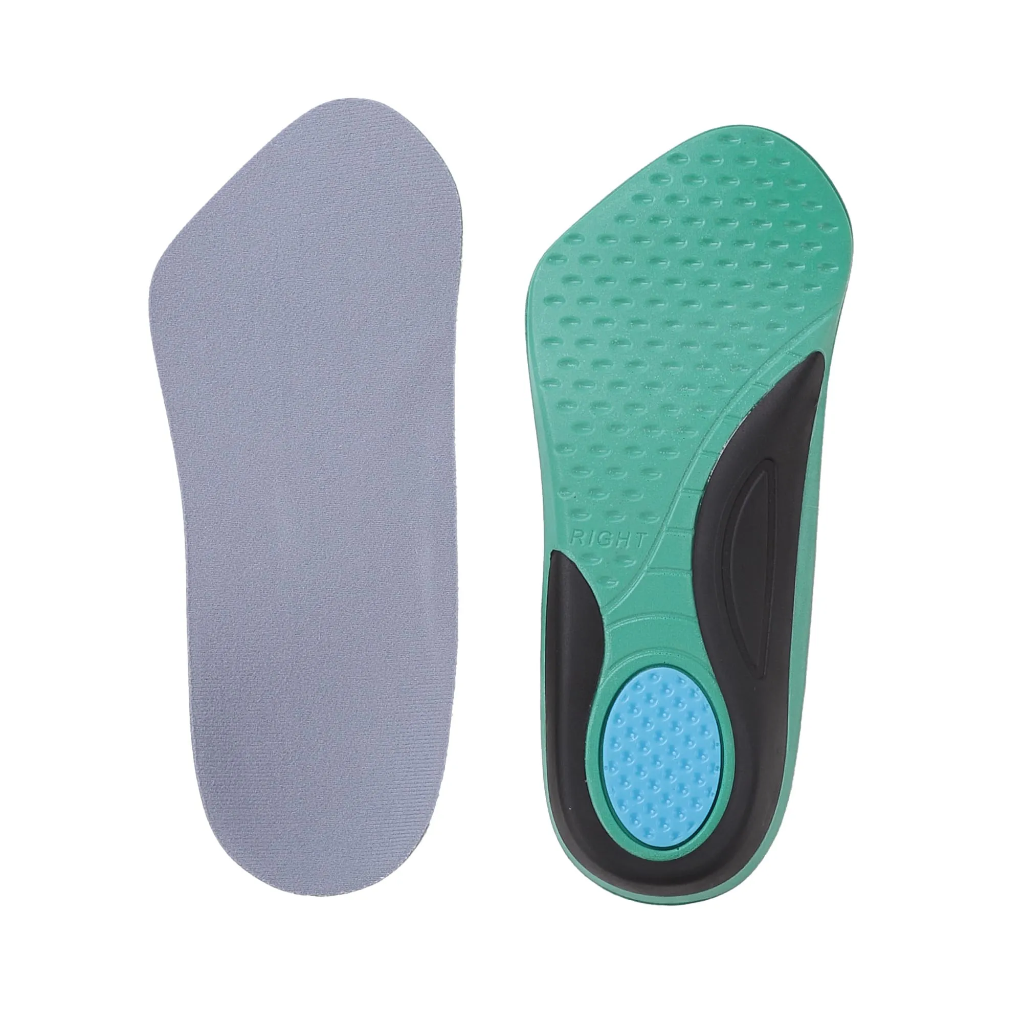 Dr Foot | Insole for Shoes Men | Arch Support for Flat Feet | Flat Feet Arch Support Insole | Shoe Insole | Gel Insoles for Men | Plantar Fasciitis | Memory Foam Insole | Small - Pair of 3