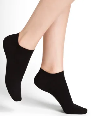 Duo Mini Sox Twin Pack Cotton Noir