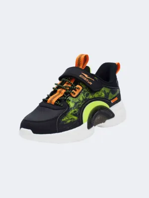 Erke Cushioning  Kids-Boys Running Shoes Black/Green