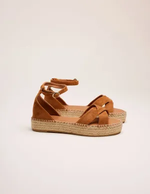 Espadrilles Catherine - Suède cognac