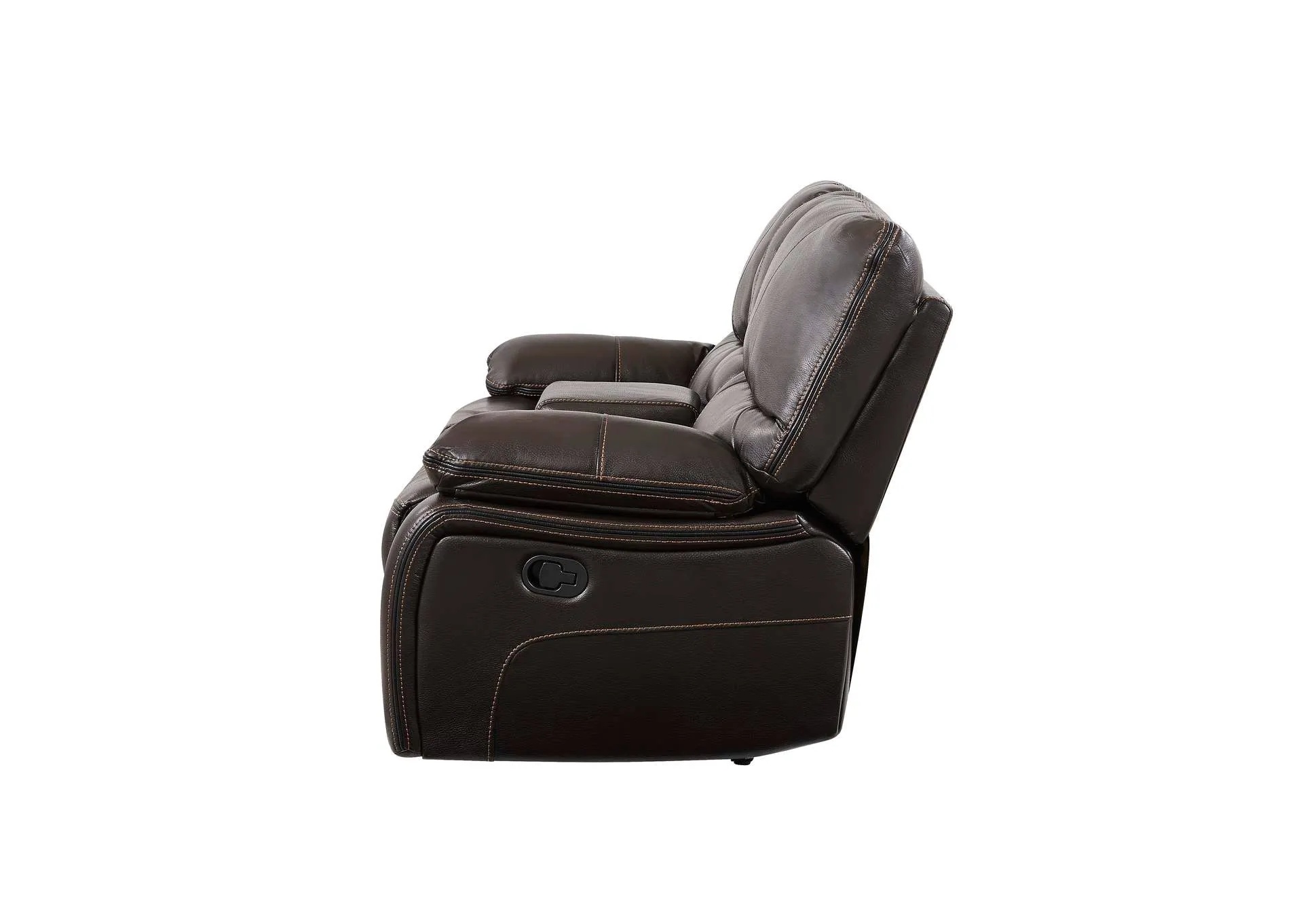 Espresso  Console Reclining Loveseat