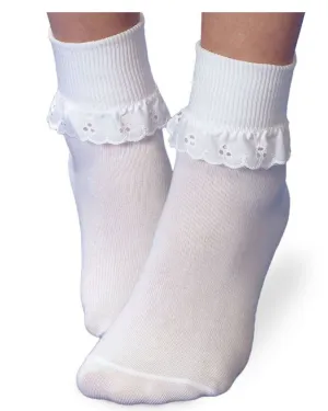 Eyelet Frill Socks