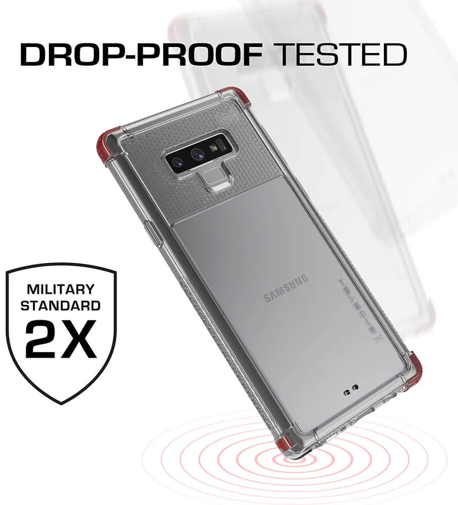 Galaxy Note 9 Case,Ghostek Covert 2 TPU Bumper Frame [Shockproof] | White