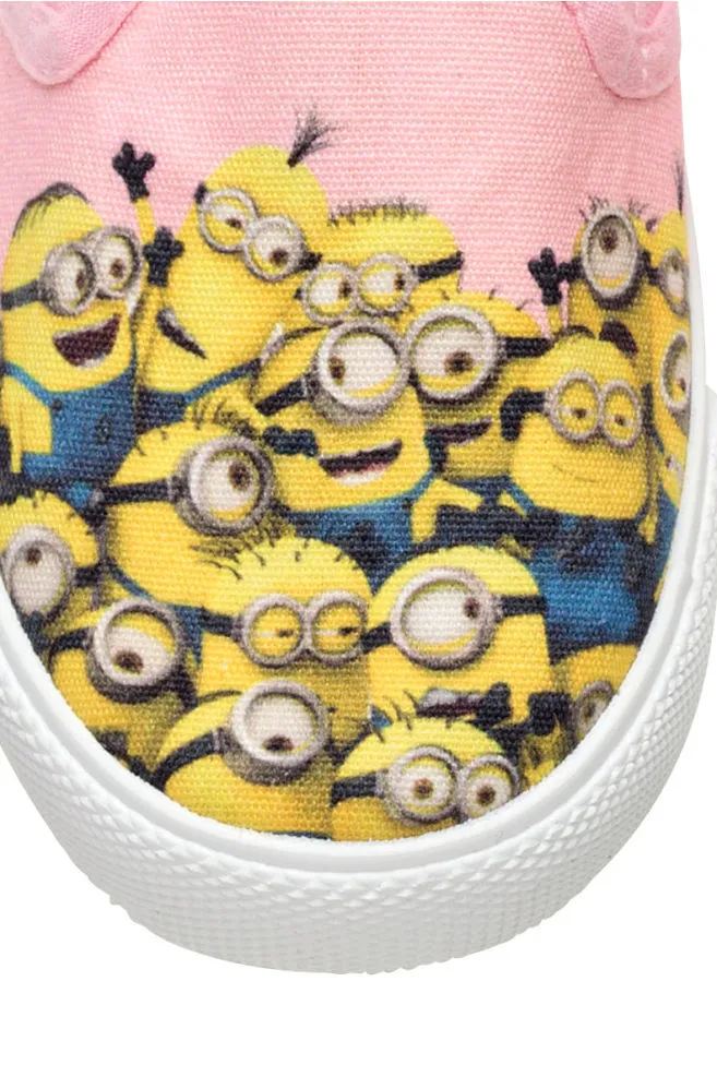 H&M Girls Minion Pink Slip-on Trainers