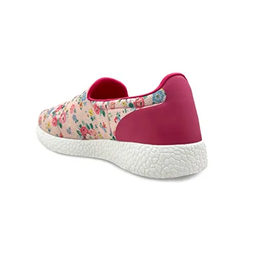 KazarMax Women's Peach Sneaker-5 UK