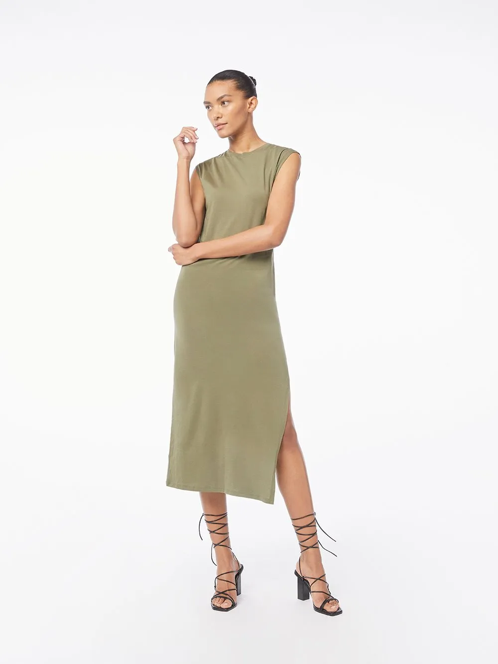 Le Muscle Maxi Dress -- Military