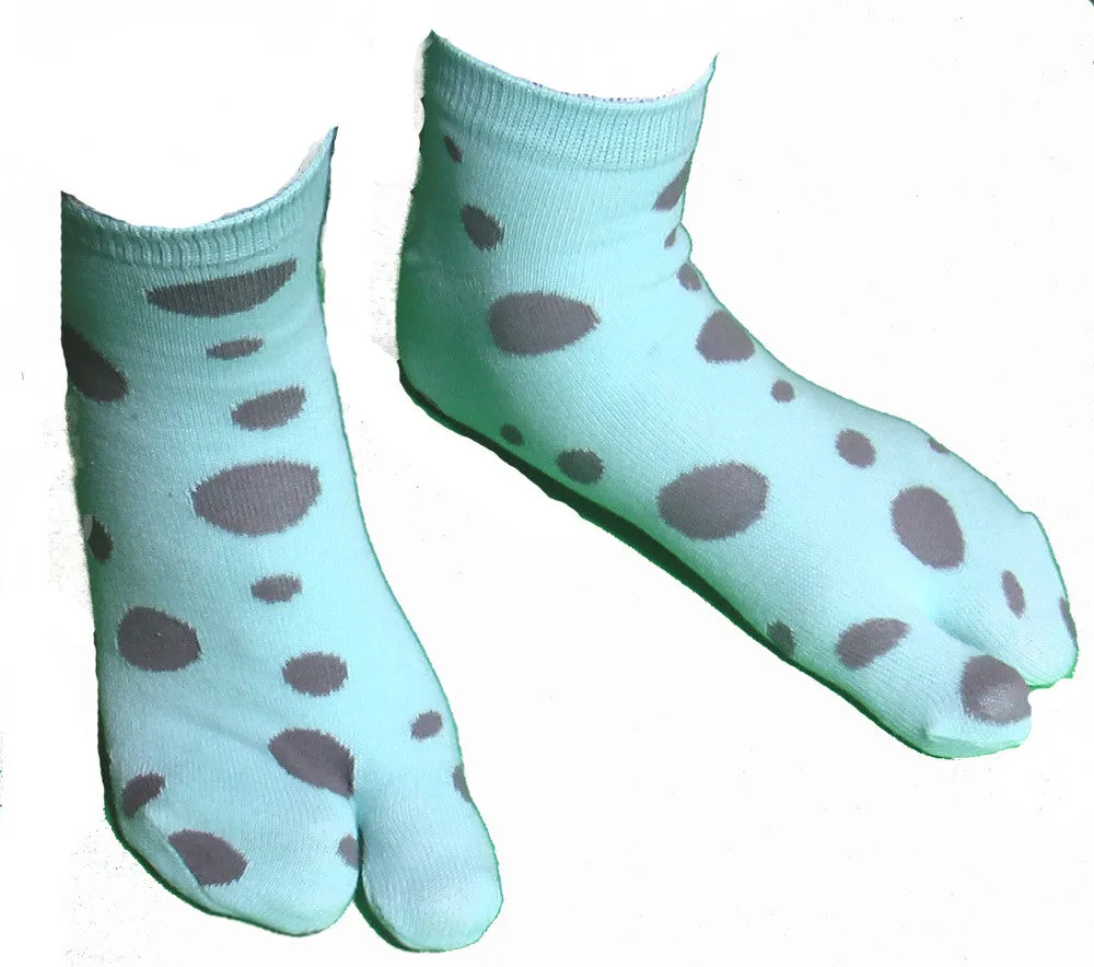 Low-Cut Patterned Tabi Socks