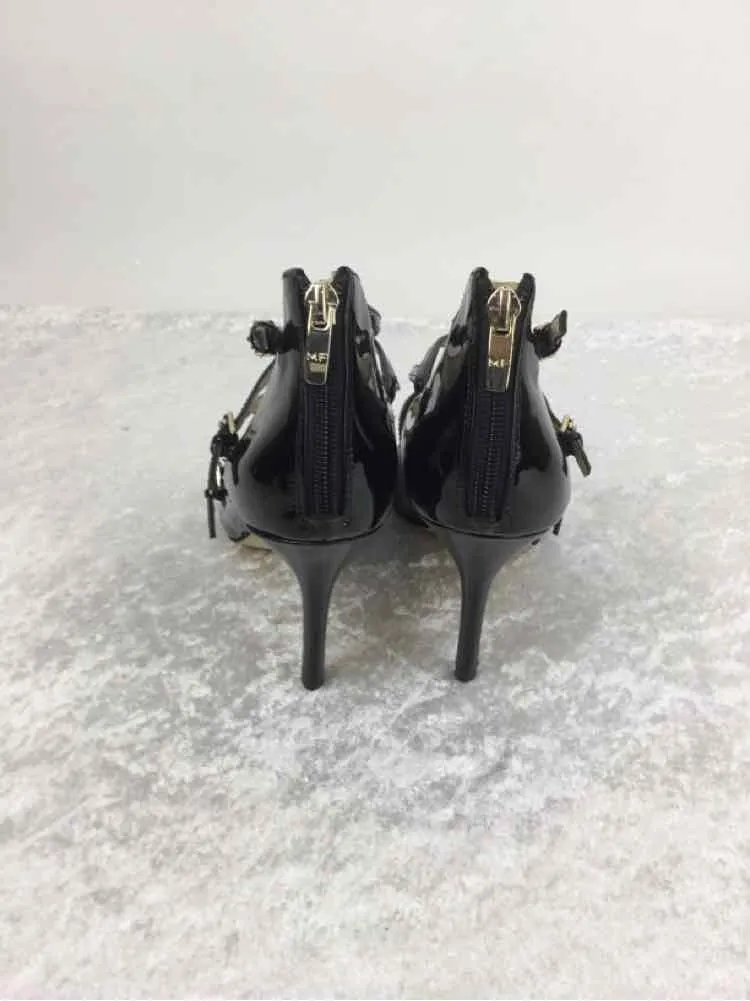 Marc Fisher Women Size 7 Black NWOT patent Strappy Stiletto Heels