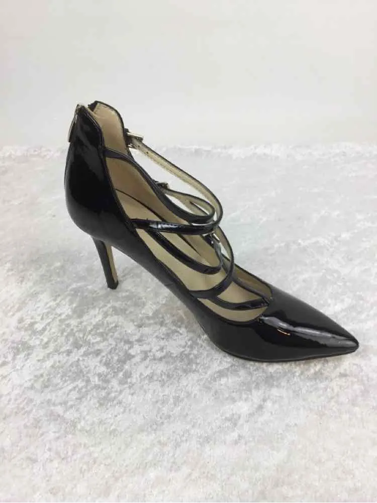 Marc Fisher Women Size 7 Black NWOT patent Strappy Stiletto Heels