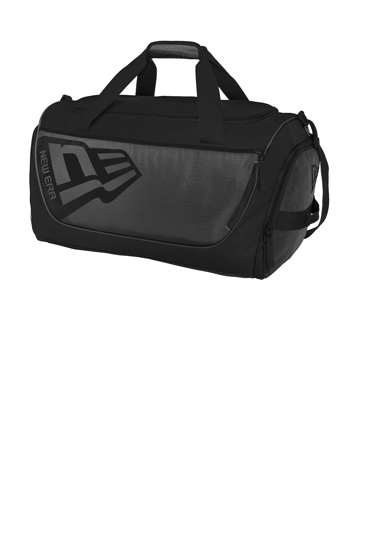 New Era Shutout Branded Duffels, Graphite Black