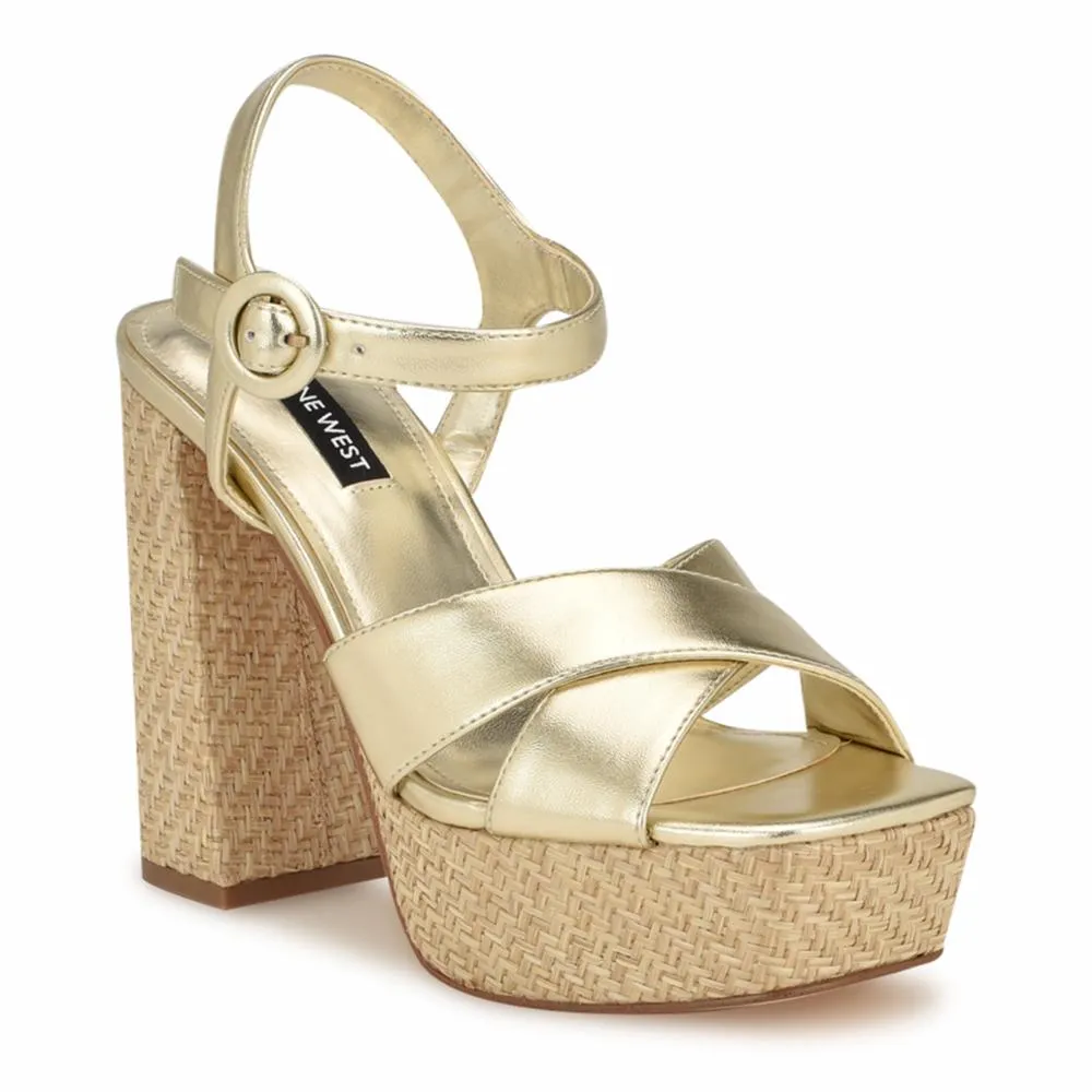 Nine West Women's Vallen3 Gold M