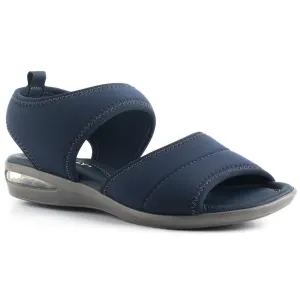 Piccadilly 517009-1002 Women Comfortable Flat Sandal Gel Tech Navy