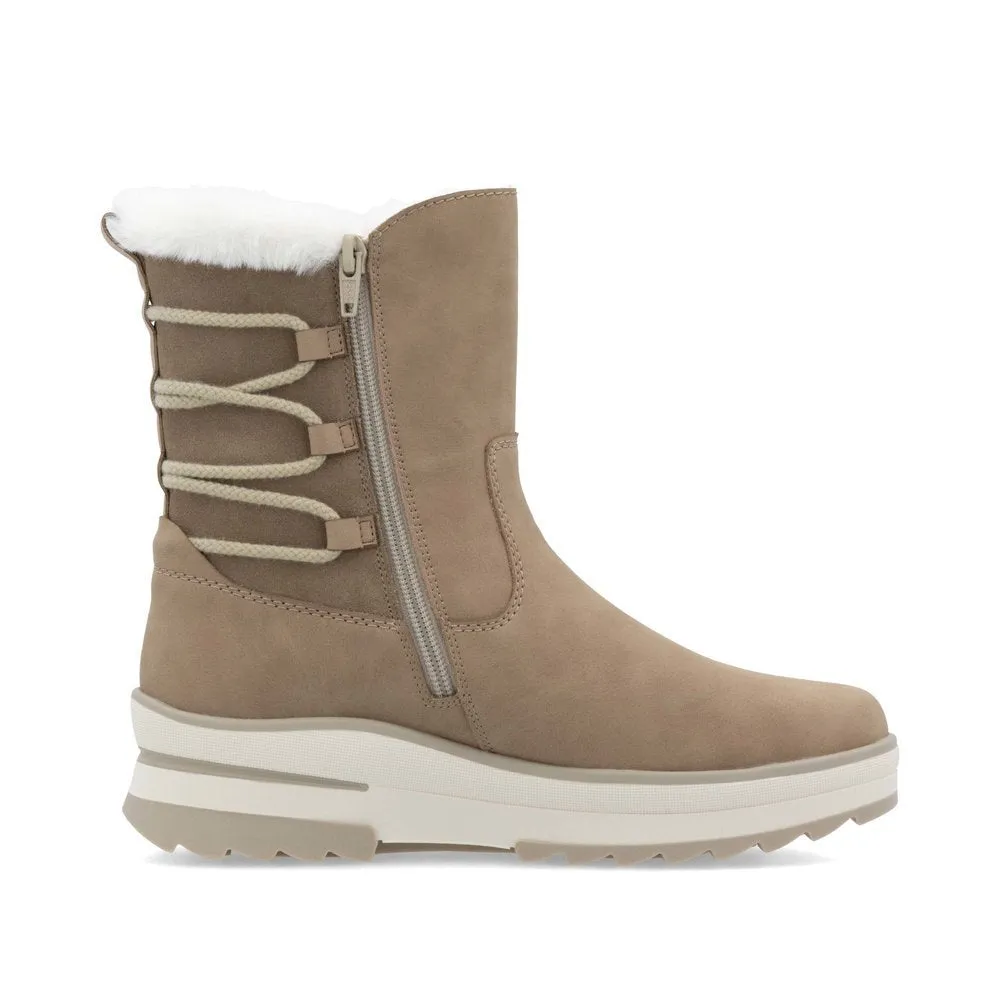 Polar Camel Ankle Boots