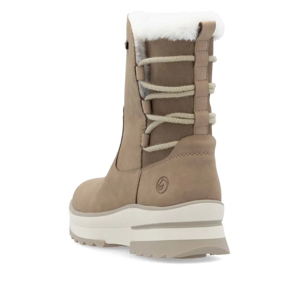 Polar Camel Ankle Boots