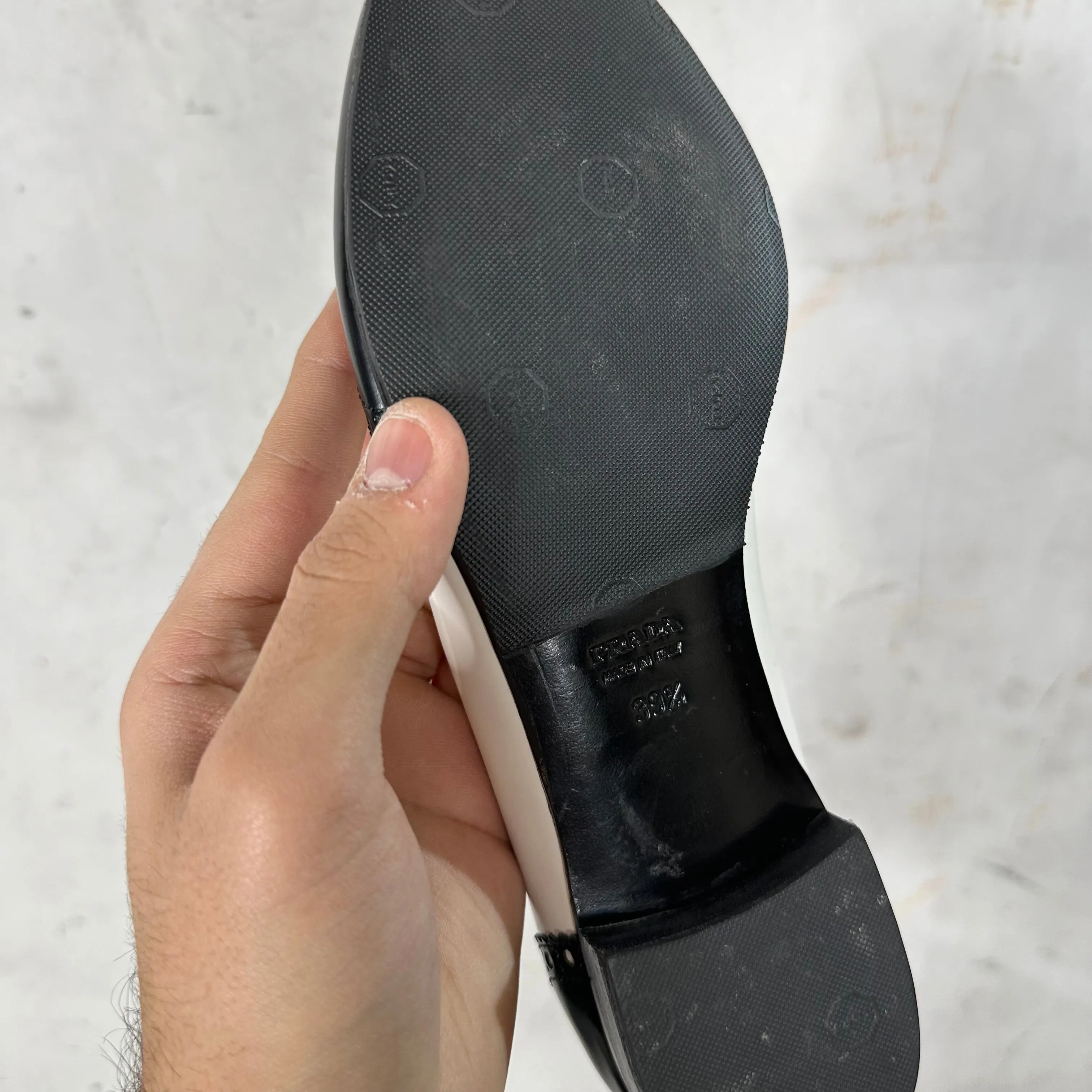 Prada Spazzolato Tassle Loafers