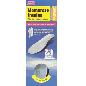 Profoot Memoreze Insoles Women Foot Silicone Pad