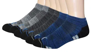 Puma Men's 6-Pack 1/2 Terry Low Cut Socks