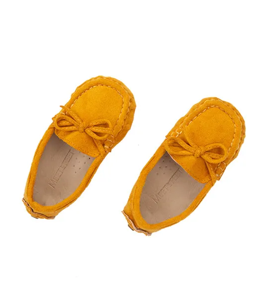 Safi Toddlers to Kids Loafers for Boys - Mustard