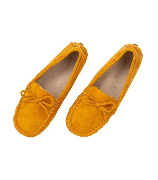 Safi Toddlers to Kids Loafers for Boys - Mustard