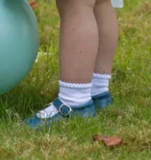 Short Sock with Patterned Cuff