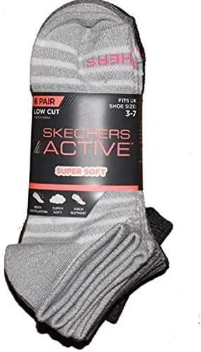 Skechers Women's 6 Pack Low Cut Socks