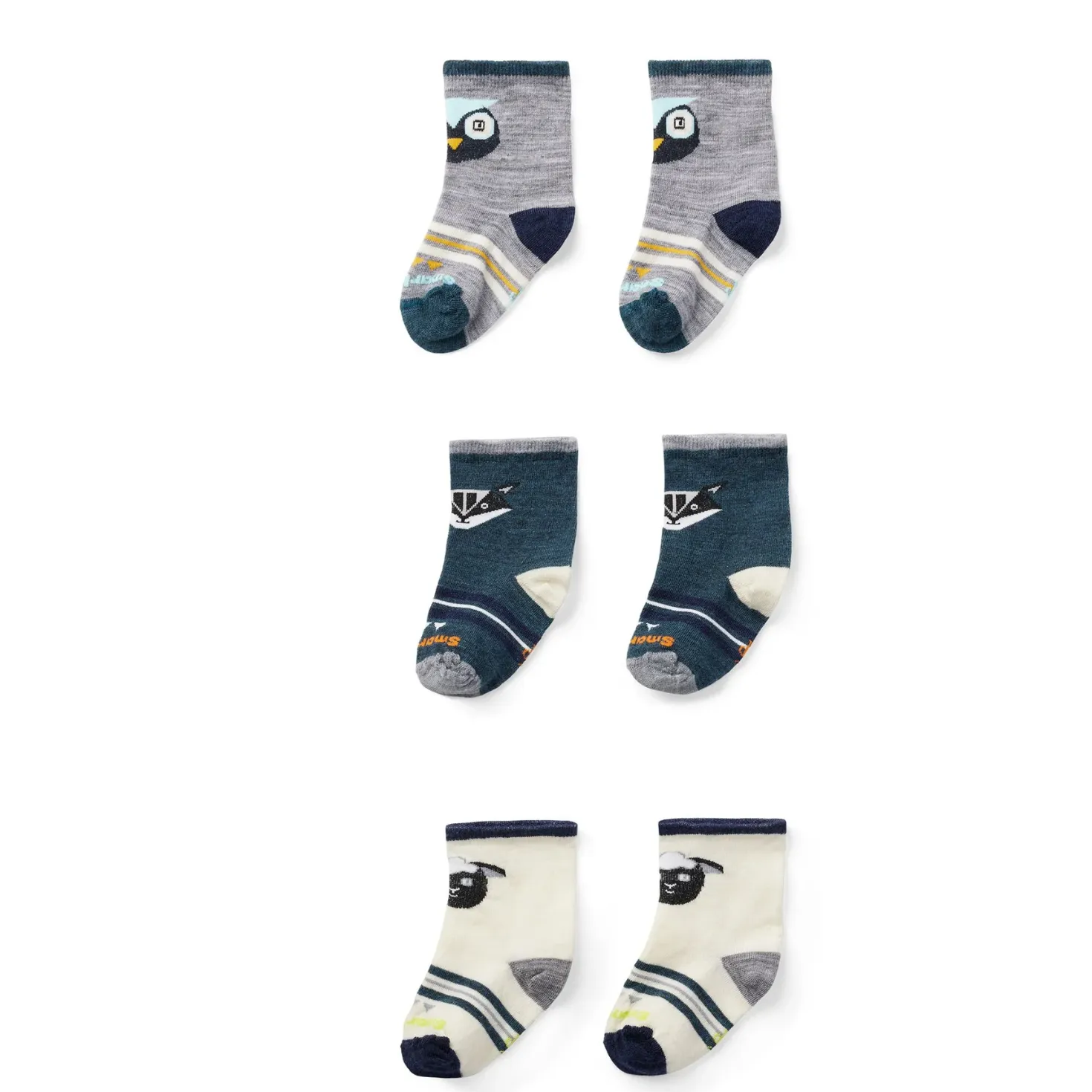 Smartwool Toddler Trio Socks - Twilight Blue