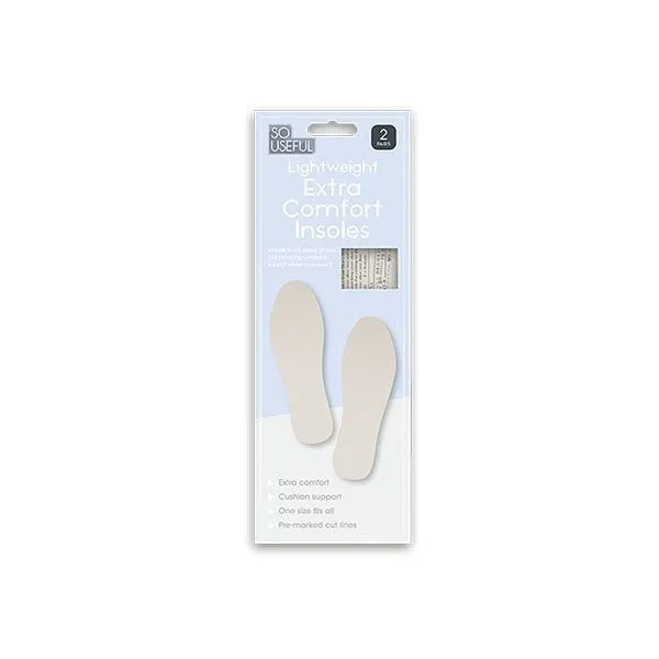 So Useful Extra Comfort Insoles 2 Pack