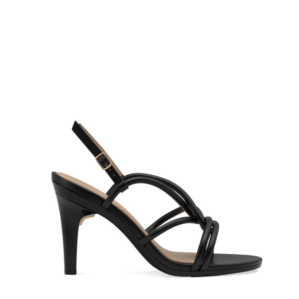 The Capri - Coal Vegan Leather 4 Stiletto