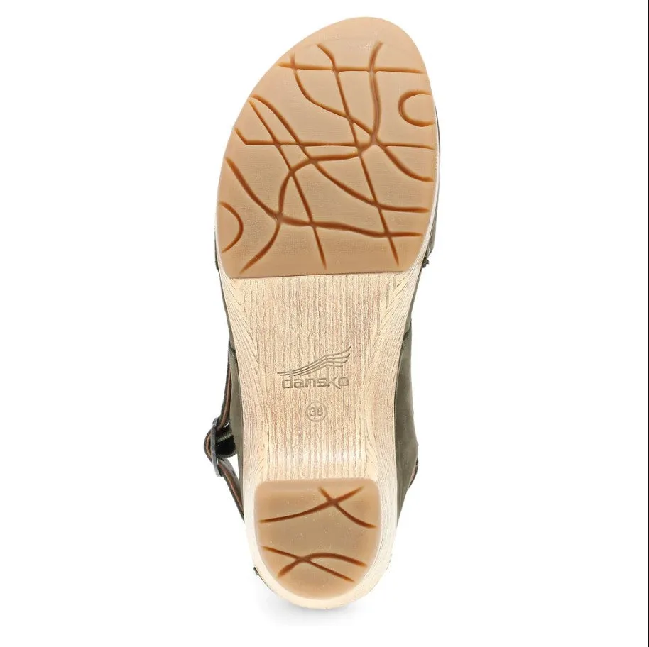 WOMEN'S DANSKO LUCIA 2218701400 COLOR: IVY MILLED NUBUCK MARY JANE