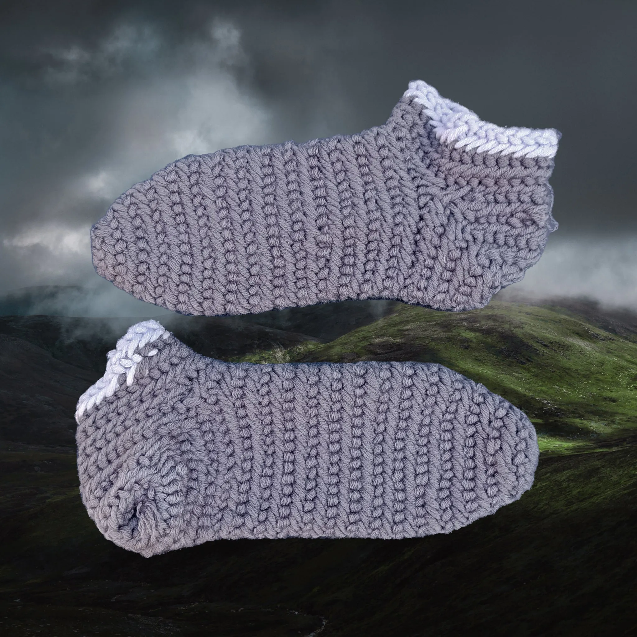 Wool Viking Nalbinding Socks