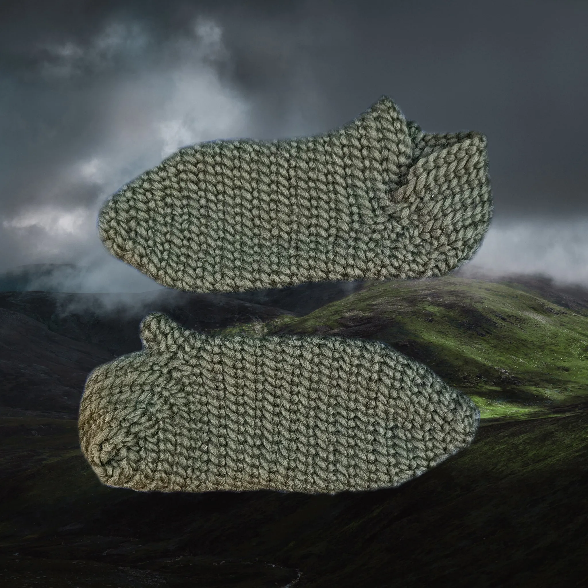 Wool Viking Nalbinding Socks