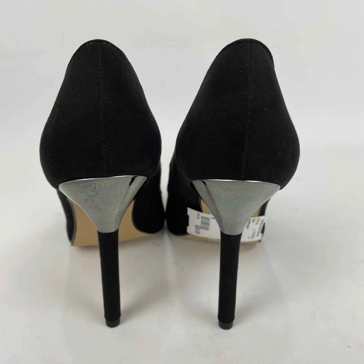 Worthington Women Size 9 Black/silver man-made Stiletto Heels