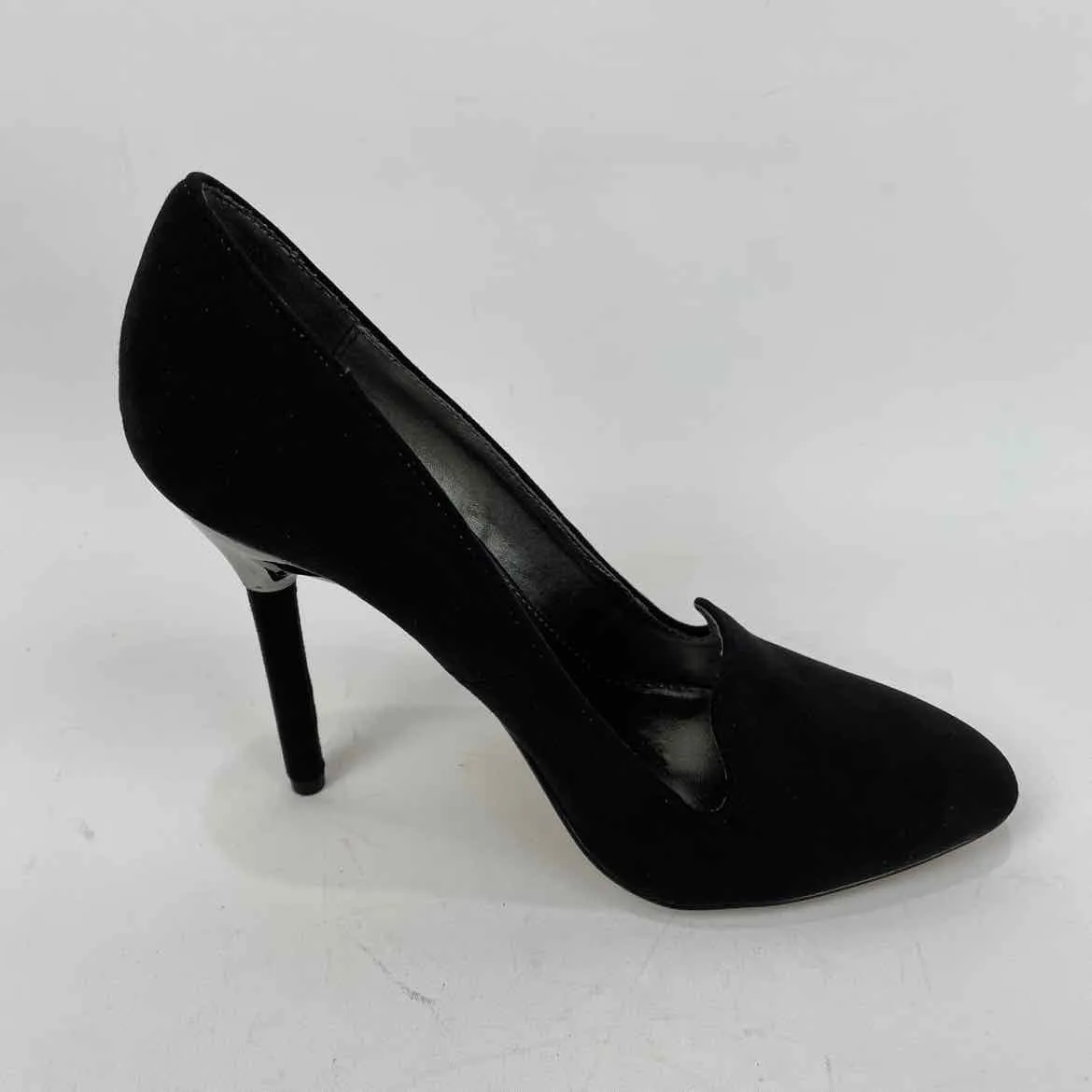 Worthington Women Size 9 Black/silver man-made Stiletto Heels